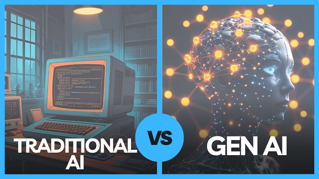 Traditional AI vs. Generative AI: Two Worlds, Two Mindsets
